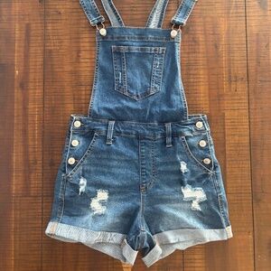 Overall Shorts